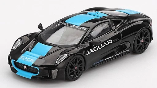 MODELLINO AUTO STATICO MINI GT JAGUAR C-X75 NERO 2010 MODELLISMO SCALA 1:64 - Immagine 2 di 4