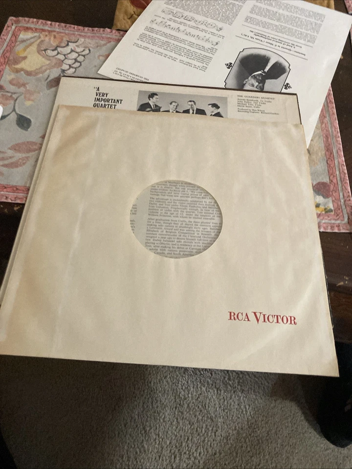 Smetana & Dvorak Quartets, Guarneri Quartet, RCA LSC-2887, 1966, White Dog, VG+ - Image 3 of 4