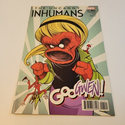 The Uncanny Inhumans #1.MU NM+ Gwenster Unleashed Variant 2017 