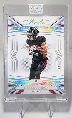 2023 Panini Flawless Drake London REAL DIAMOND GEMSTONE Falcons 10/10 🔥🔥🔥