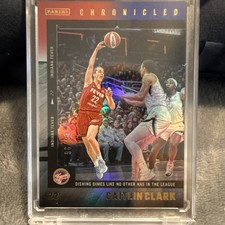 2025 Panini Caitlin Clark Chronicled Holo Red & Blue #11 Indiana Fever /99
