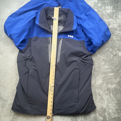 Helly Hansen Tech Pro Ski Jacket Woman Sz Large Blue & Black Waterproof Recco - Picture 6 of 17