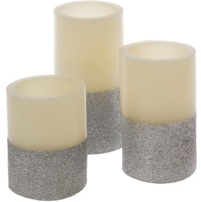 MYFLAIR MÖBEL & ACCESSOIRES LED-Kerze Silver Star, Weihnachtsdeko