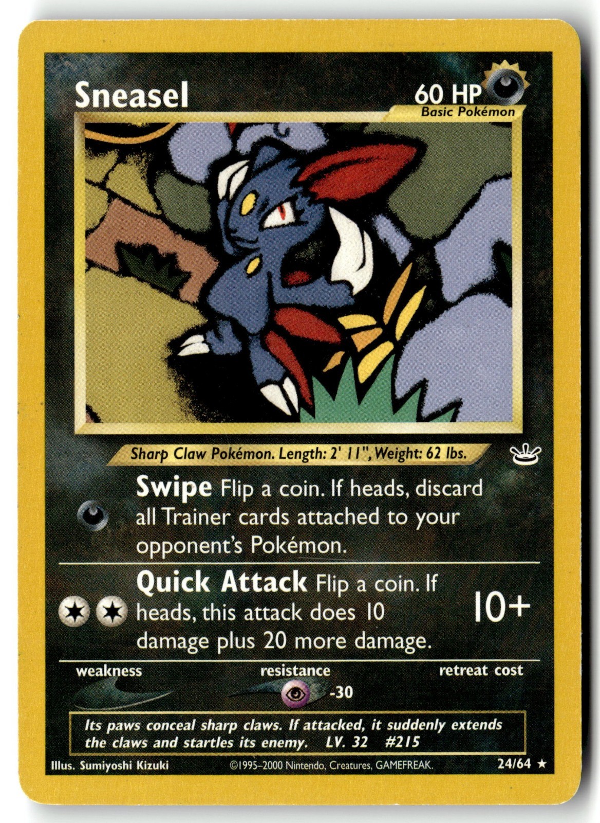 Sneasel 24/64 Neo Revelation Regular