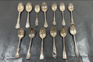 Sterling Silver Assorted Vintage Spoons Lot