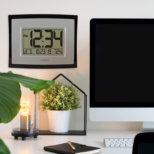 Wall/Table Clock, 6.85-inch H x 8.66-inch W x 0.95-inch D (WT-8002U) (WT-8002U - Picture 2 of 7