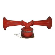 Vintage 17.5" Simplex Dual Horn Fire Alarm Type 4032-1B