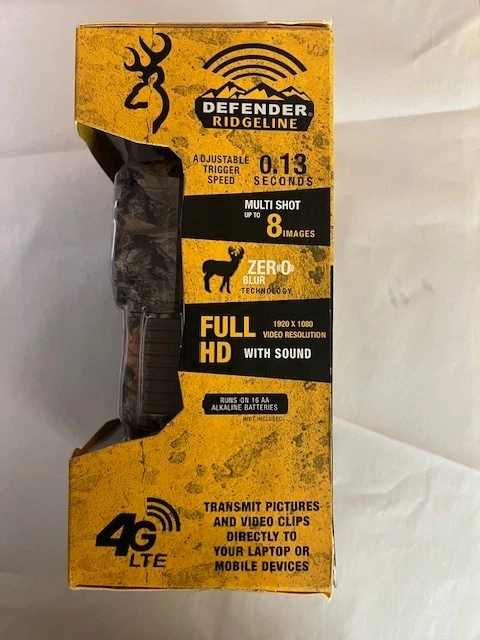 Browning Defender Ridgeline Wireless Cellular Trail Camera - Dual AT&T & Verizon - Image 4 of 4