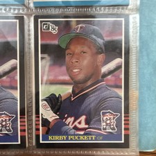 Donruss 1985 Kirby Puckett Minnesota Twins Vintage Baseball Card Lot