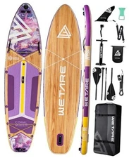 11'6"x35" Inflatable Paddle Board, 450lbs Extra Wide Stand Up Sup Board for 