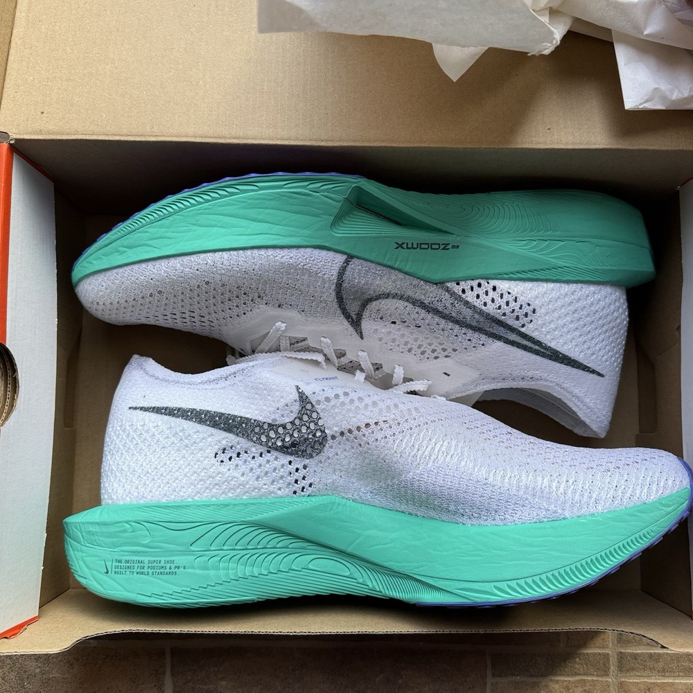 Nike ZoomX VaporFly Next% 3 White Jade Ice in Size 15