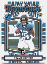 2025 Donruss #3 Travis Hunter Rated Rookies Throwback