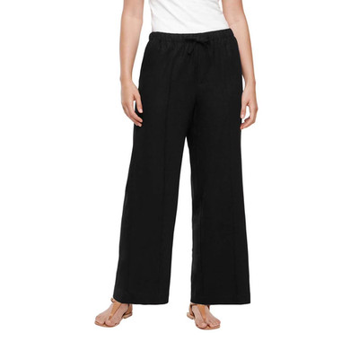 Gap Women's Linen Blend Pull-On Pant Size S Black