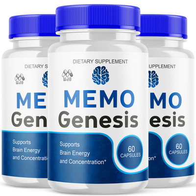 (3 Pack) Memo Genesis Advanced Brain Support Supplement MemoGenesis 180 Capsules