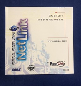 Tested Sega Saturn Netlink Custom Web Browser Version 2