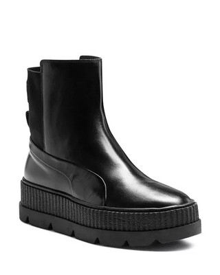 Puma Women's US 7.5 Fenty x Rihanna Chelsea Sneaker Black Boots