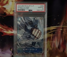 PSA 10 2025 One Piece CCG OP12 Monkey D. Garp OP12-056 Alternate Art JP Foil