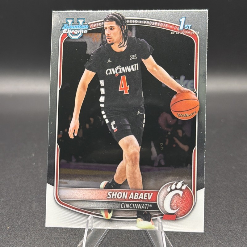 2025-26 Bowman Basketball Shon Abaev Chrome 1st #BCP-19 Cincinnati