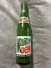 Vintage Mountain Dew Acl 10oz Soda Bottle LS 1977 Date Code and Good Paint