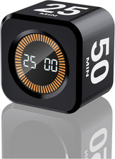 Visual Pomodoro Timer Office Productivity ADHD 4 Preset Times Rechargeable Desk