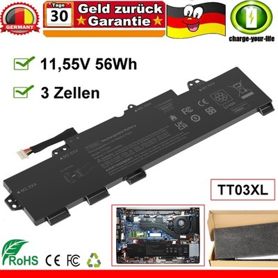 TT03XL Akku Für HP EliteBook 850 G5 850 G6 ZBook 15U G5 G5-4215U G6 933322-855