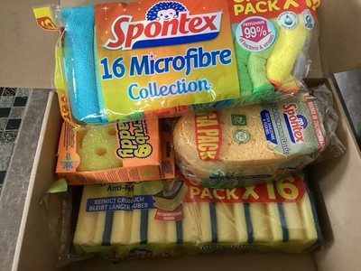 Putzpaket Spontex Scrub Daddy Tücher + Schwämme Neu