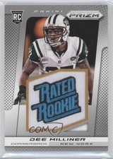 2013 Panini Prizm Rated Rookie Manufactured Dee Milliner #226 Patch 3c9