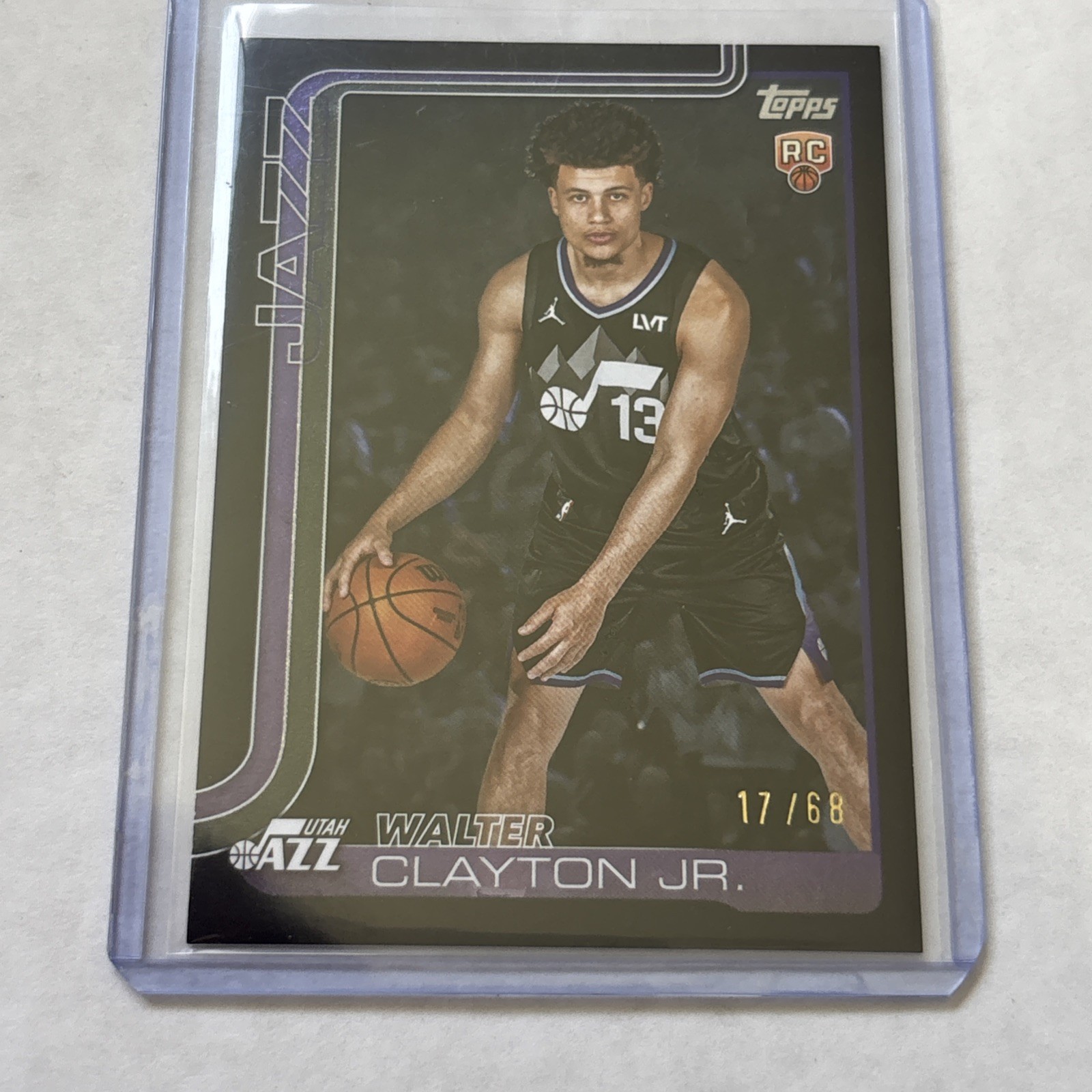 2025-26 Topps - Walter Clayton Jr. #218 Black 17/68 (RC)