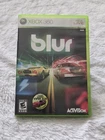 Blur (Microsoft Xbox 360, 2010) Complete CIB - Tested - Authentic (READ)