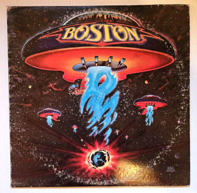 Boston Debut Self-Titled VINYL 1976 LP 70s Classic Rock Wally 1st Press TESTEDEX