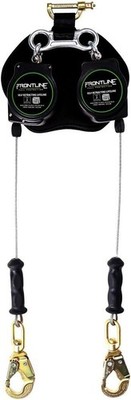 Frontline RPG082SLE Leading Edge Cable Twin Leg 8' SRL with Steel Snap Hook Ends