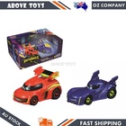 Carrera Pull & Speed DC Batwheels Bam vs Red Pullback Action Cars Toy Twin Pack