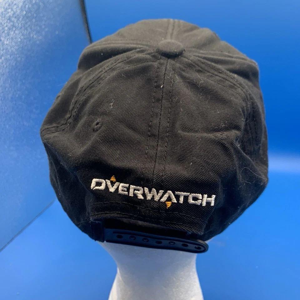 Gorra Overwatch Para Hombre Talla Única Negra Snapback Gorra Blizzard Videojuegos JINX Foto 3 de 4