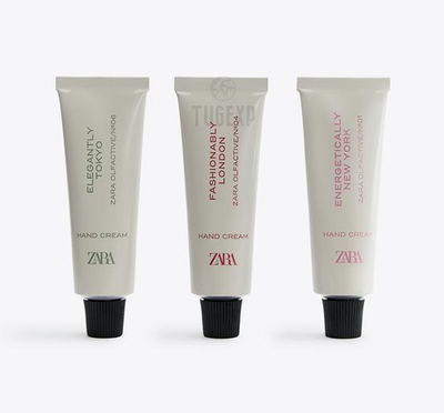 Zara Vibrant Cities Hand Cream Discovery Set 3 x 30ml Lotion