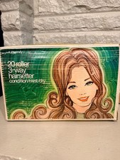 Vintage JCPenney 20 Roller 3-Way Hairsetter Model 1530 w/ Original Box Manual