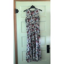 Jamie Brooke Cottagecore Floral Dress Women's Size Medium Sleeveless No Belt