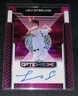 Levi Sterling 2025 LEAF OPTICHROME Pink Auto AUTOGRAPH #d 3/8 Mint!
