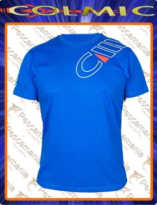 T-Shirt Colmic CM BLUE taille 3XL manches courtes 100% coton - Photo 1/4