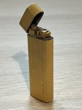 ACCENDINO CARTIER PARIS PLACCATO ORO ZIGRINATO DA RIPARARE