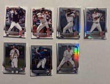 2025 Bowman Draft 1st Prospect Paper Base Lot x72 Guardians + Blue Jays See Desc