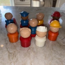 Vintage Tupperware Tuppertoys People Figures Lot of 9 5 With Stands