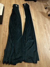 John Lewis Velvet Curtains Teal W167 X Drop182