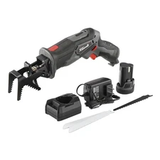 XtremepowerUS 12V MAX Cordless Reciprocating Saw Clamping Jaw w/ (3) Saw Blades