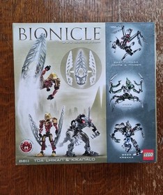 Lego Bionicle Metru Nui Toa Lhikan and Kikanalo 8811 - Rare Brand New Sealed Box