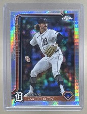 Chris Paddack 2025 Topps Chrome Update #USC10 Prism Refractor