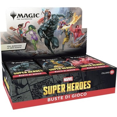 Wizards Of The Coast - Magic The Gathering - Marvel Super Heroes - Box Play Boos
