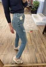 Mother The Swooner Ankle Slice Jeans Wash Lemonade And Lies Frayed Hem Size 25