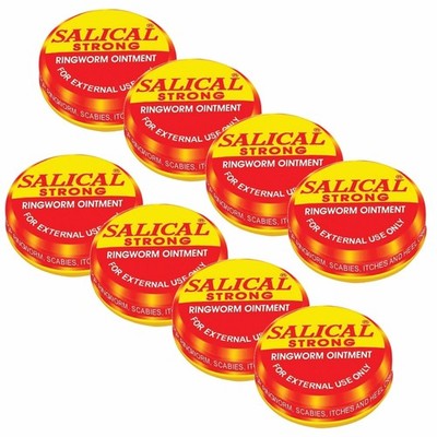 Salical Ringworm, Itches Cracked Heels & Skin & Fungal Infection Ointment 15gX8