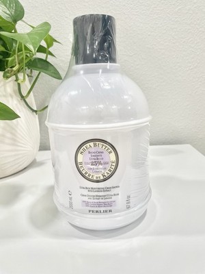 Perlier Shea Butter with Lavender Ultra Rich Bath Cream. XL Size 67.6 FL OZ NEW