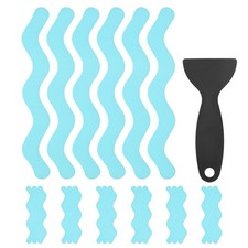 24 PCS Anti Slip Shower Stickers Blue S Bathtub Non-Slip Stickers